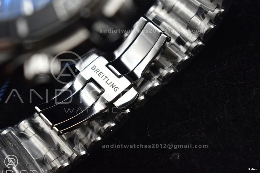 B01 Chronomat Best Bracelet Edition on Dial A7750 SS 1:1 Black 44mm SS BLSF 0423